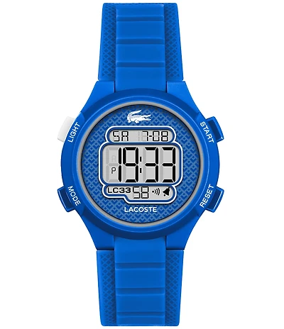 Lacoste Kid's LC33 Digital Silicone Strap Watch