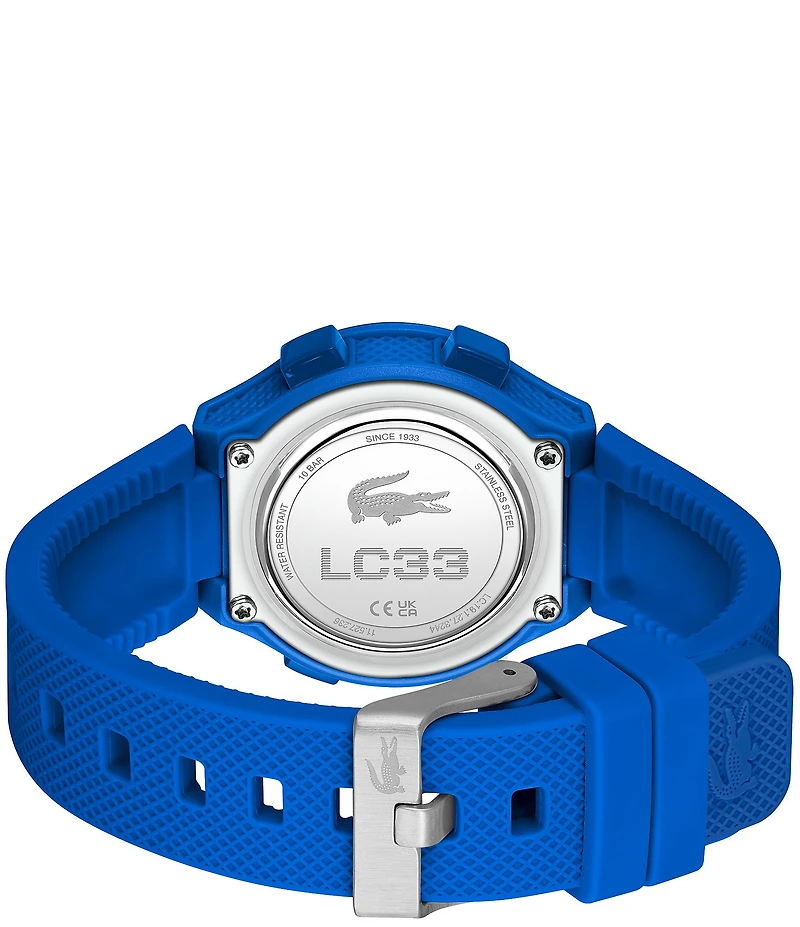 Lacoste Kid's LC33 Digital Silicone Strap Watch