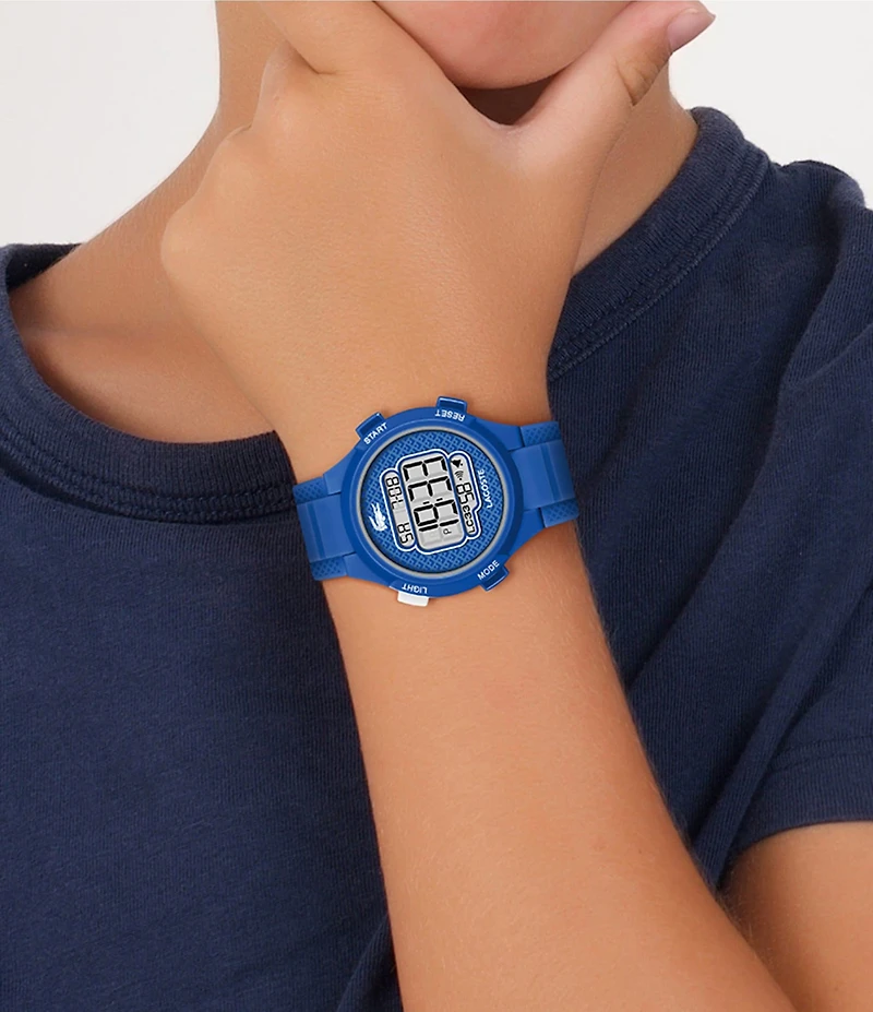 Lacoste Kid's LC33 Digital Silicone Strap Watch