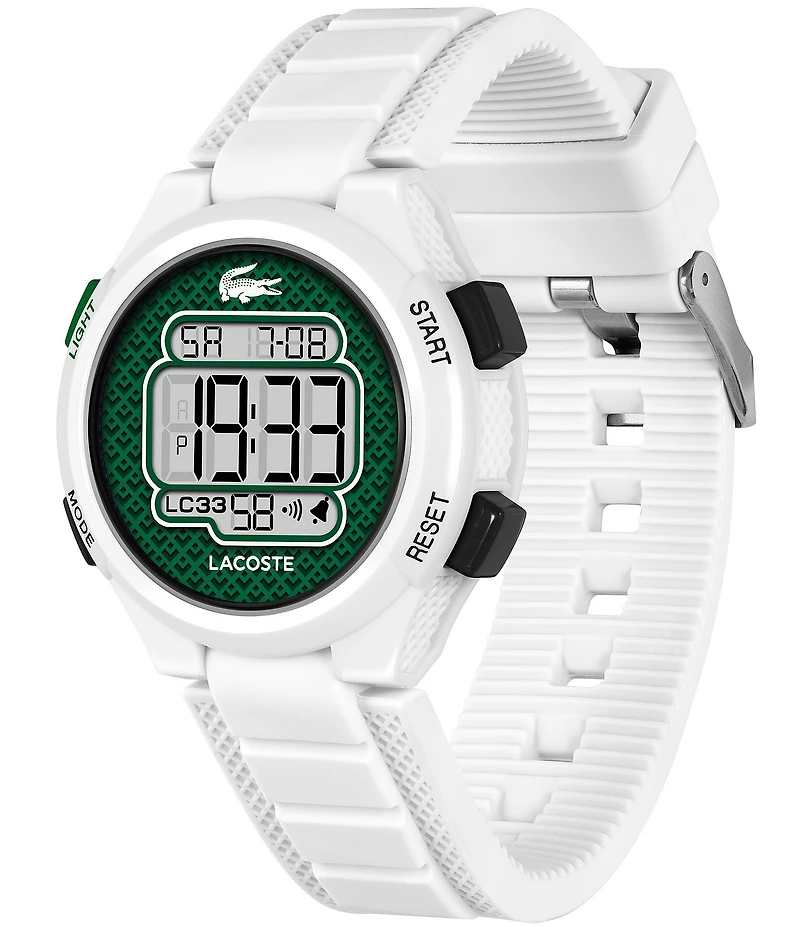 Lacoste Kid's LC33 Digital Silicone Strap Watch