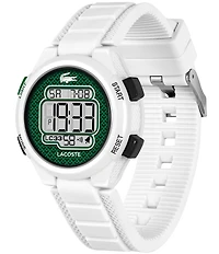 Lacoste Kid's LC33 Digital Silicone Strap Watch