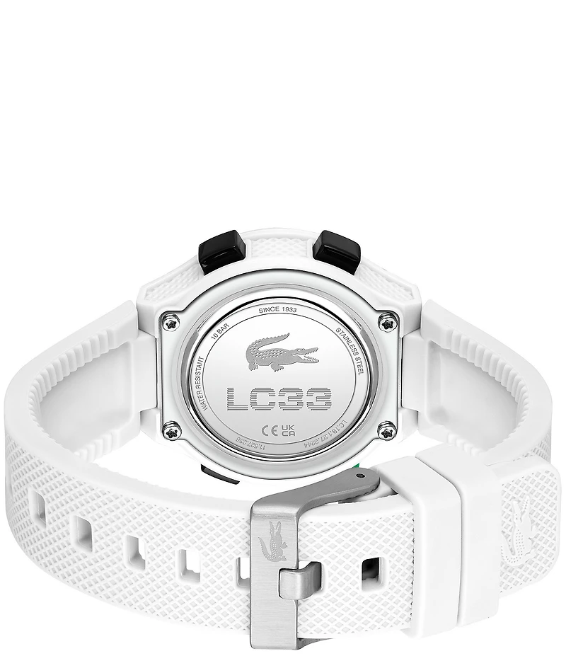Lacoste Kid's LC33 Digital Silicone Strap Watch