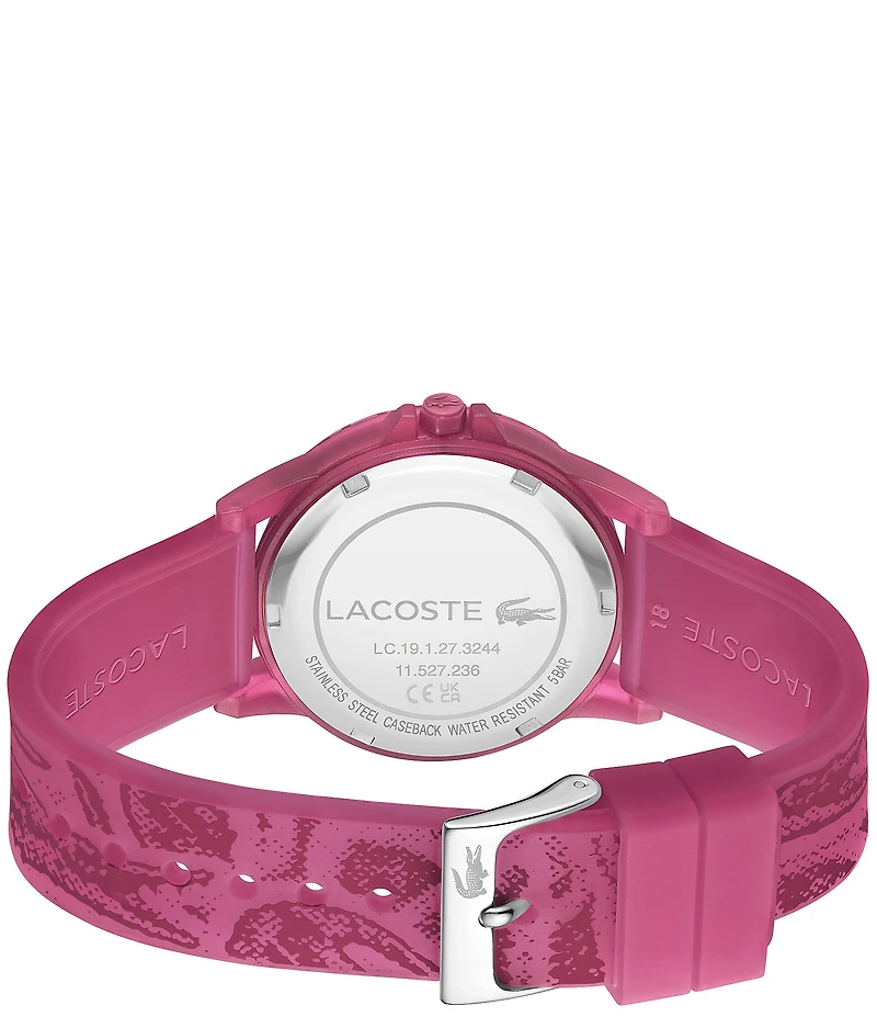 Lacoste Kid's Rider Analog Silicone Strap Watch