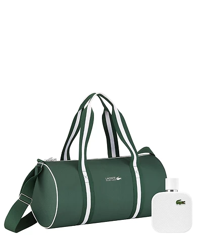 Lacoste L.12.12 Blanc Eau de Toilette and Weekend Bag Gift Set