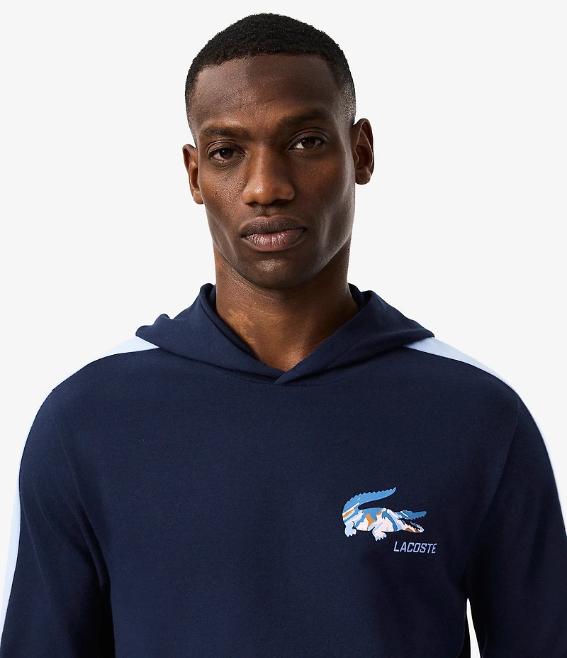 Lacoste Long Sleeve Sleepwear Hoodie