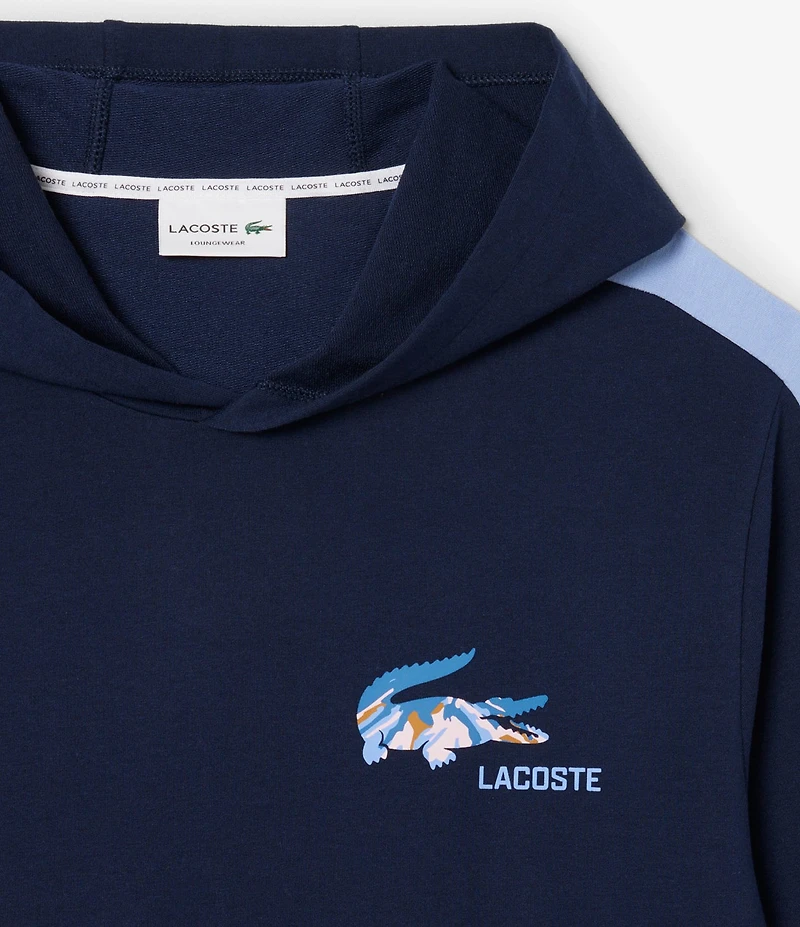 Lacoste Long Sleeve Sleepwear Hoodie