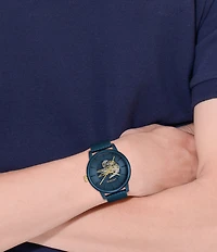 Lacoste Men's 12.12 Automatic Leather Strap Watch