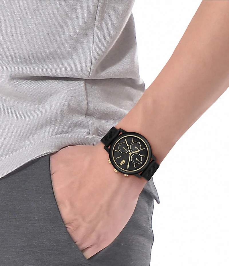 Lacoste Men's 12.12 Move Chronograph Silicone Strap Watch