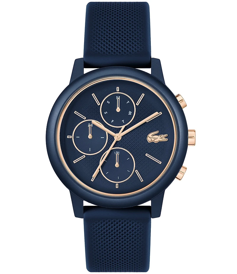 Lacoste Men's 12.12 Move Chronograph Silicone Strap Watch