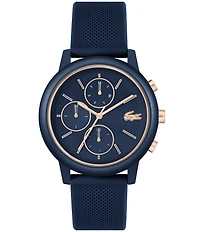 Lacoste Men's 12.12 Move Chronograph Silicone Strap Watch
