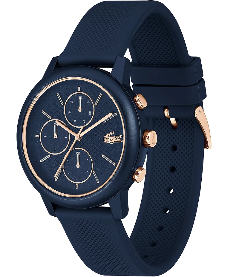 Lacoste Men's 12.12 Move Chronograph Silicone Strap Watch