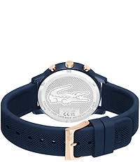 Lacoste Men's 12.12 Move Chronograph Silicone Strap Watch