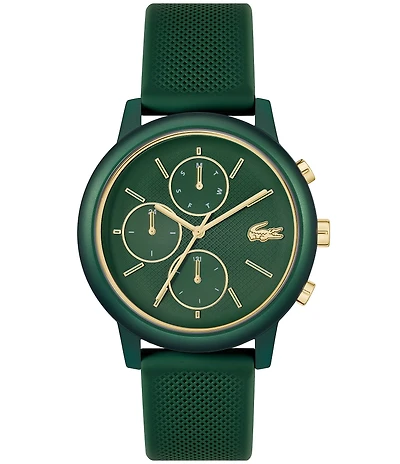 Lacoste Men's 12.12 Move Chronograph Silicone Strap Watch