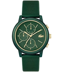 Lacoste Men's 12.12 Move Chronograph Silicone Strap Watch
