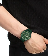 Lacoste Men's 12.12 Move Chronograph Silicone Strap Watch