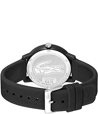 Lacoste Men's 12.12 Quartz Analog Solid Tonal Silicone Watch