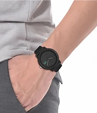 Lacoste Men's 12.12 Quartz Analog Solid Tonal Silicone Watch