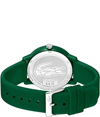 Lacoste Men's 12.12 Quartz Analog Solid Tonal Silicone Watch