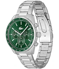 Lacoste Men's 42mm Vancouver Chronograph Stainless Steel Bracelet Watch
