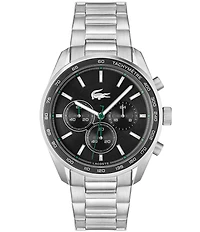 Lacoste Men's 42mm Vancouver Chronograph Stainless Steel Bracelet Watch