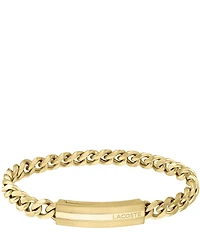 Lacoste Men's Adventurer Collection Stainless Steel Chain Bracelet