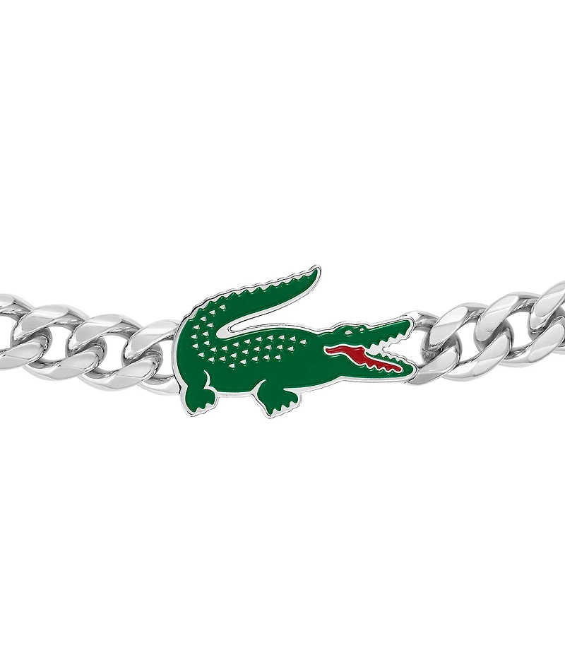 Lacoste Men's Arthor Collection Stainless Steel Chain Bracelet