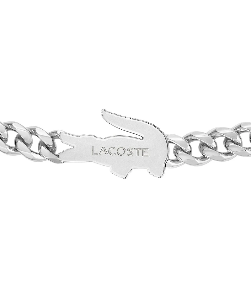 Lacoste Men's Arthor Collection Stainless Steel Chain Bracelet