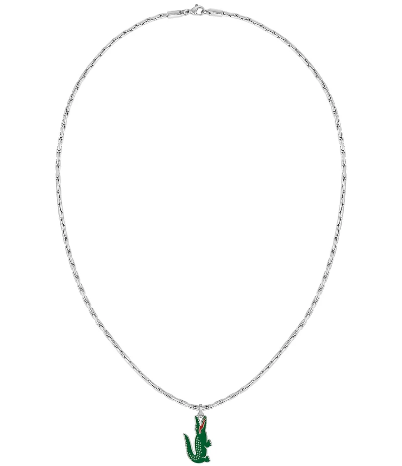 Lacoste Men's Arthor Collection Stainless Steel Chain Necklace