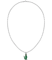 Lacoste Men's Arthor Collection Stainless Steel Chain Necklace