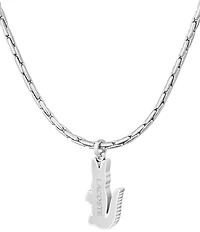 Lacoste Men's Arthor Collection Stainless Steel Chain Necklace