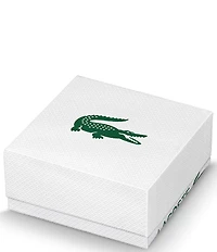 Lacoste Men's Arthor Crystal Crocodile Stainless Steel Line Bracelet