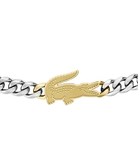 Lacoste Men's Arthor Two Tone Stainless Steel Line Bracelet