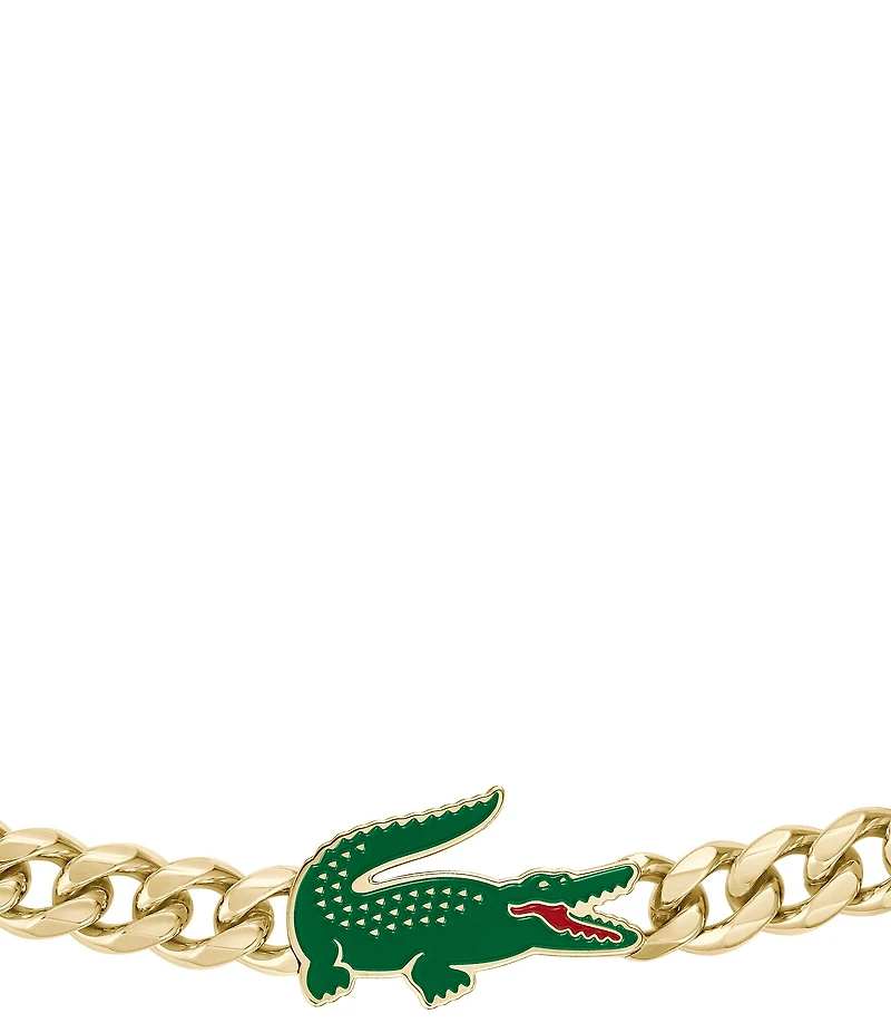 Lacoste Men's Arthor Yellow Gold IP Line Bracelet