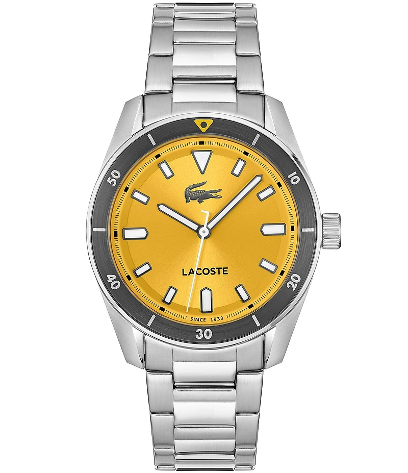 Lacoste Men's Boston Analog Stainless Steel Bracelet Watch