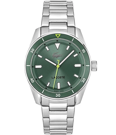 Lacoste Men's Boston Analog Stainless Steel Bracelet Watch