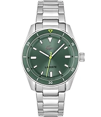 Lacoste Men's Boston Analog Stainless Steel Bracelet Watch