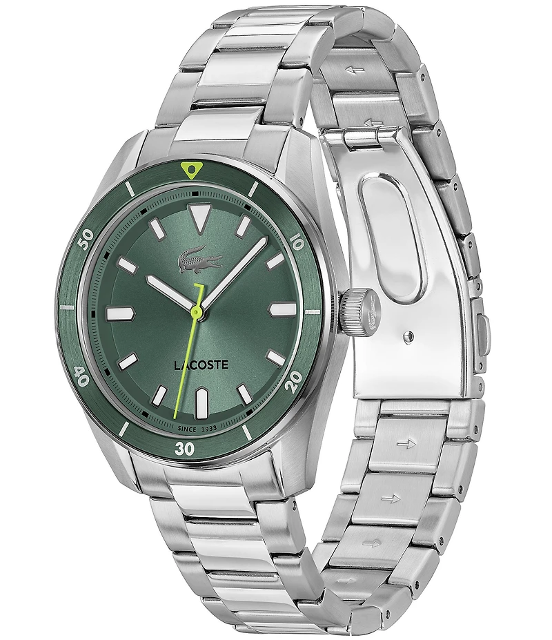 Lacoste Men's Boston Analog Stainless Steel Bracelet Watch