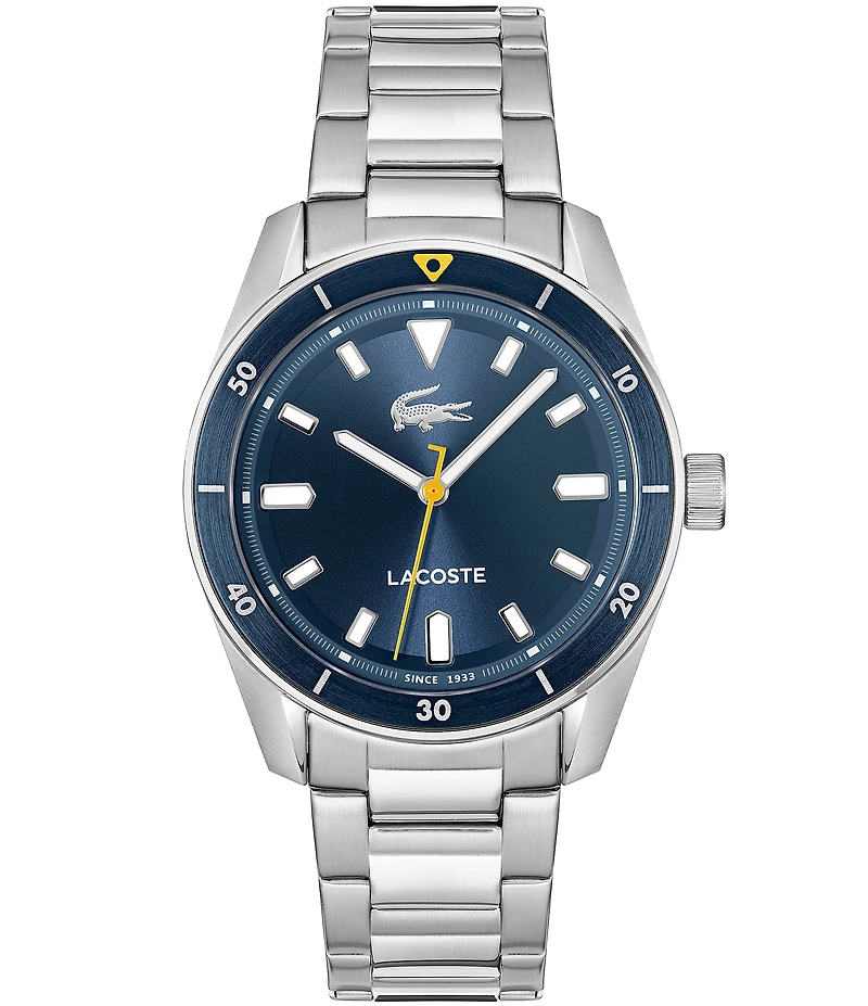 Lacoste Men's Boston Analog Stainless Steel Bracelet Watch