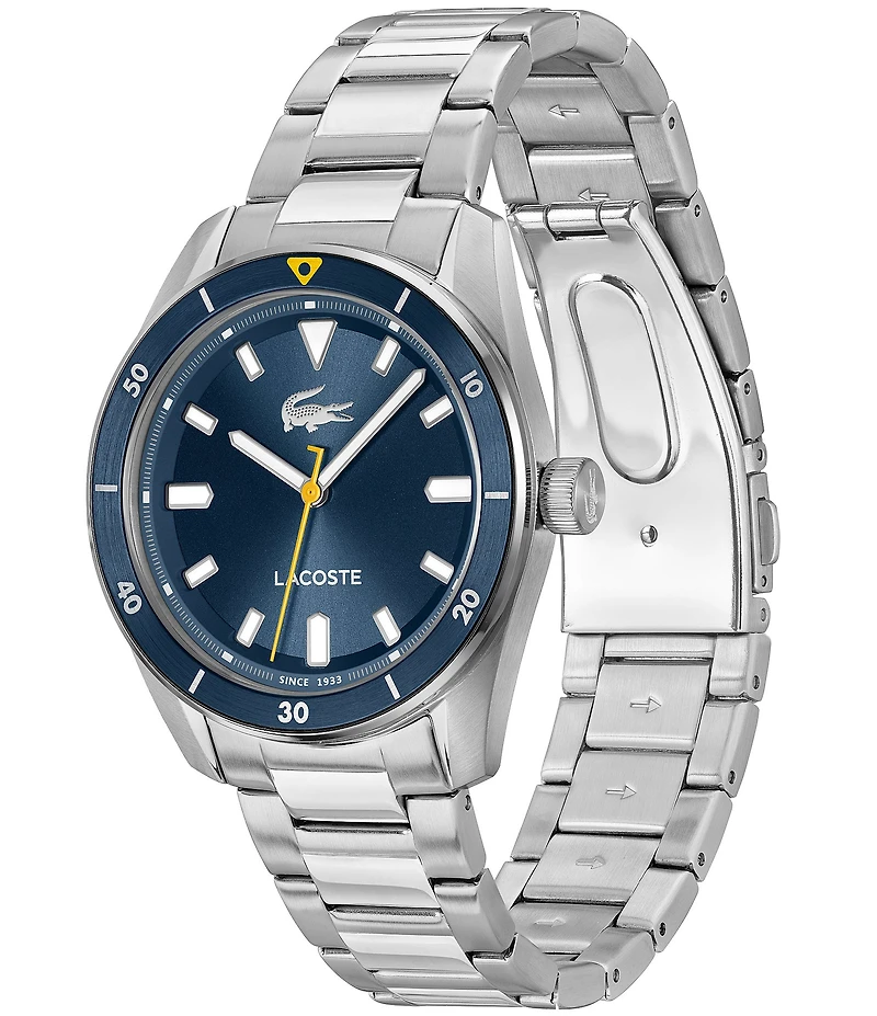 Lacoste Men's Boston Analog Stainless Steel Bracelet Watch