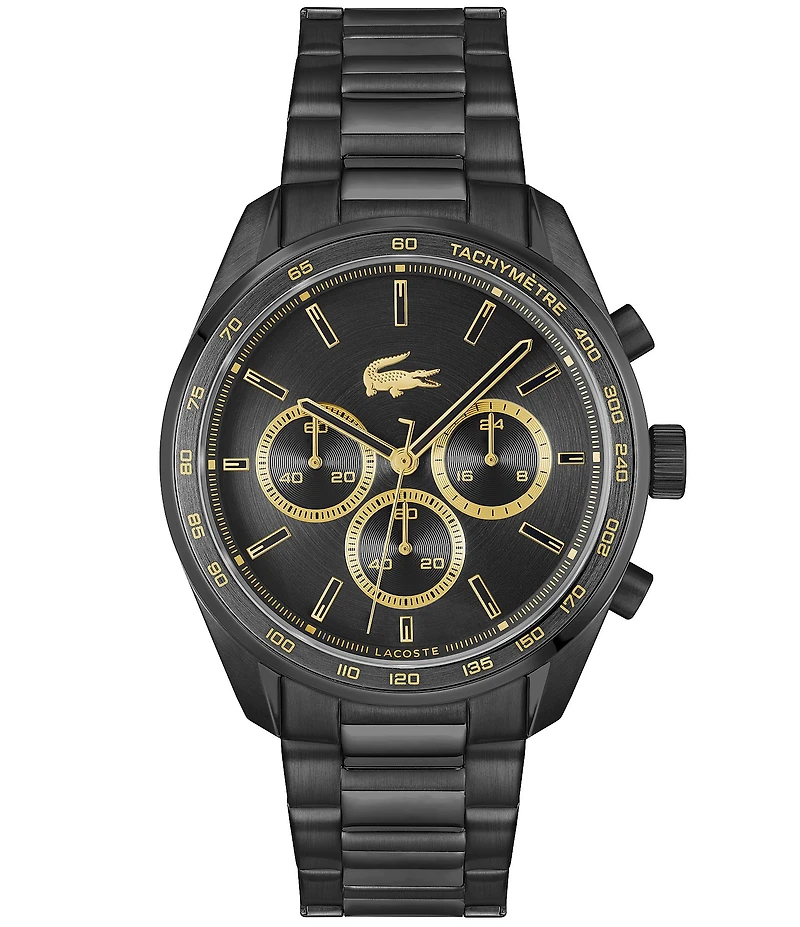 Lacoste Men's Boston Quartz Chronograph Stainless Steel Bracelet Watch