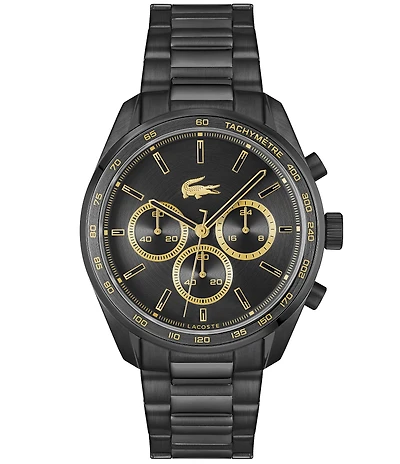 Lacoste Men's Boston Quartz Chronograph Stainless Steel Bracelet Watch