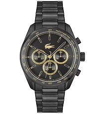 Lacoste Men's Boston Quartz Chronograph Stainless Steel Bracelet Watch