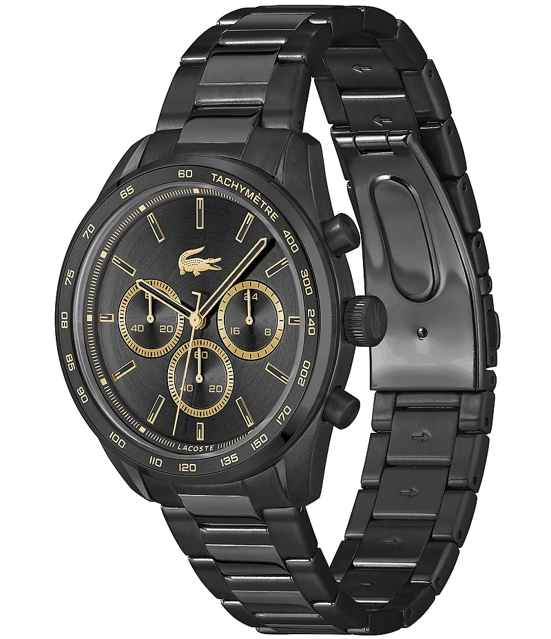 Lacoste Men's Boston Quartz Chronograph Stainless Steel Bracelet Watch