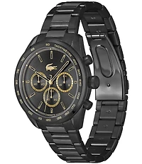 Lacoste Men's Boston Quartz Chronograph Stainless Steel Bracelet Watch