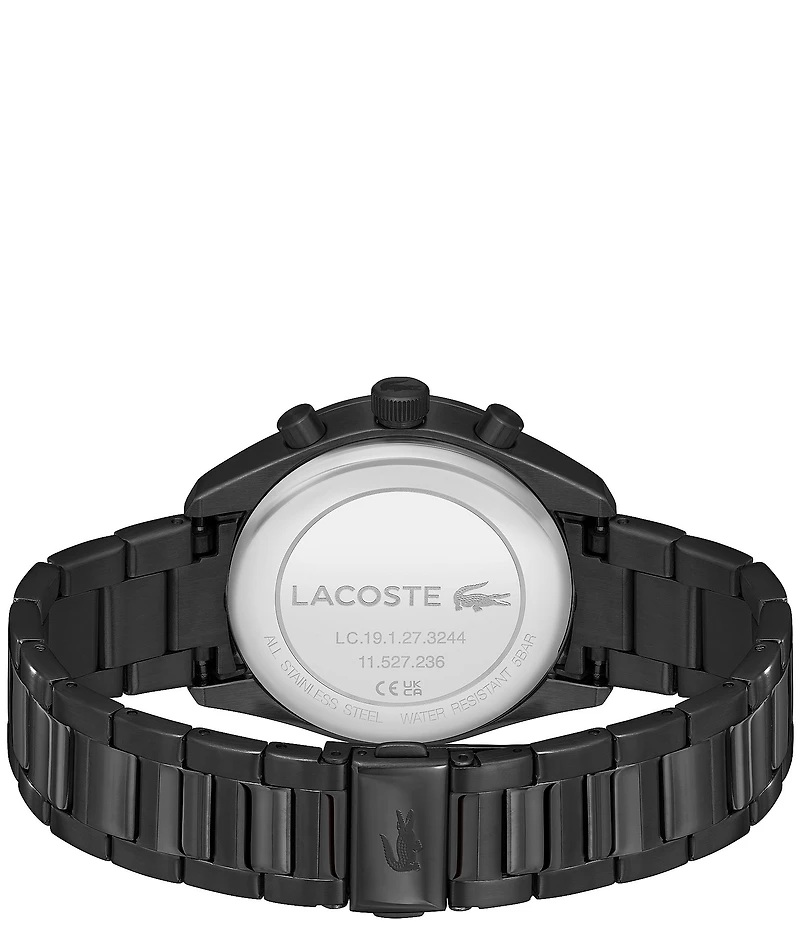 Lacoste Men's Boston Quartz Chronograph Stainless Steel Bracelet Watch
