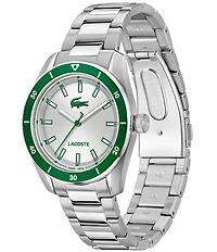 Lacoste Men's Boston Three Hand Stainless Steel Bracelet Watch