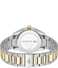 Lacoste Men's Boston Three Hand Two Tone Stainless Steel Bracelet Watch