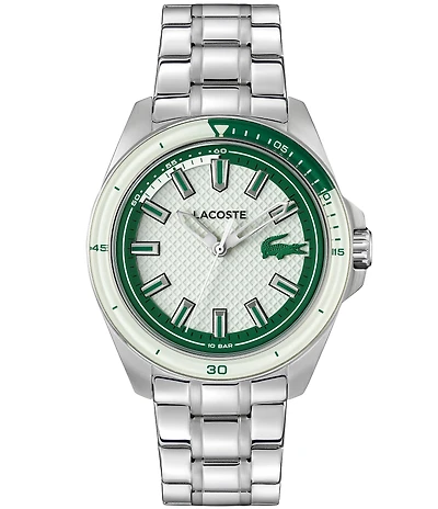Lacoste Men's Capbreton Three Hand Stainless Steel Bracelet Watch