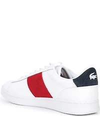 Lacoste Men's Carnaby Leather Cigar Bar Sneakers