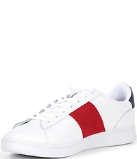 Lacoste Men's Carnaby Leather Cigar Bar Sneakers